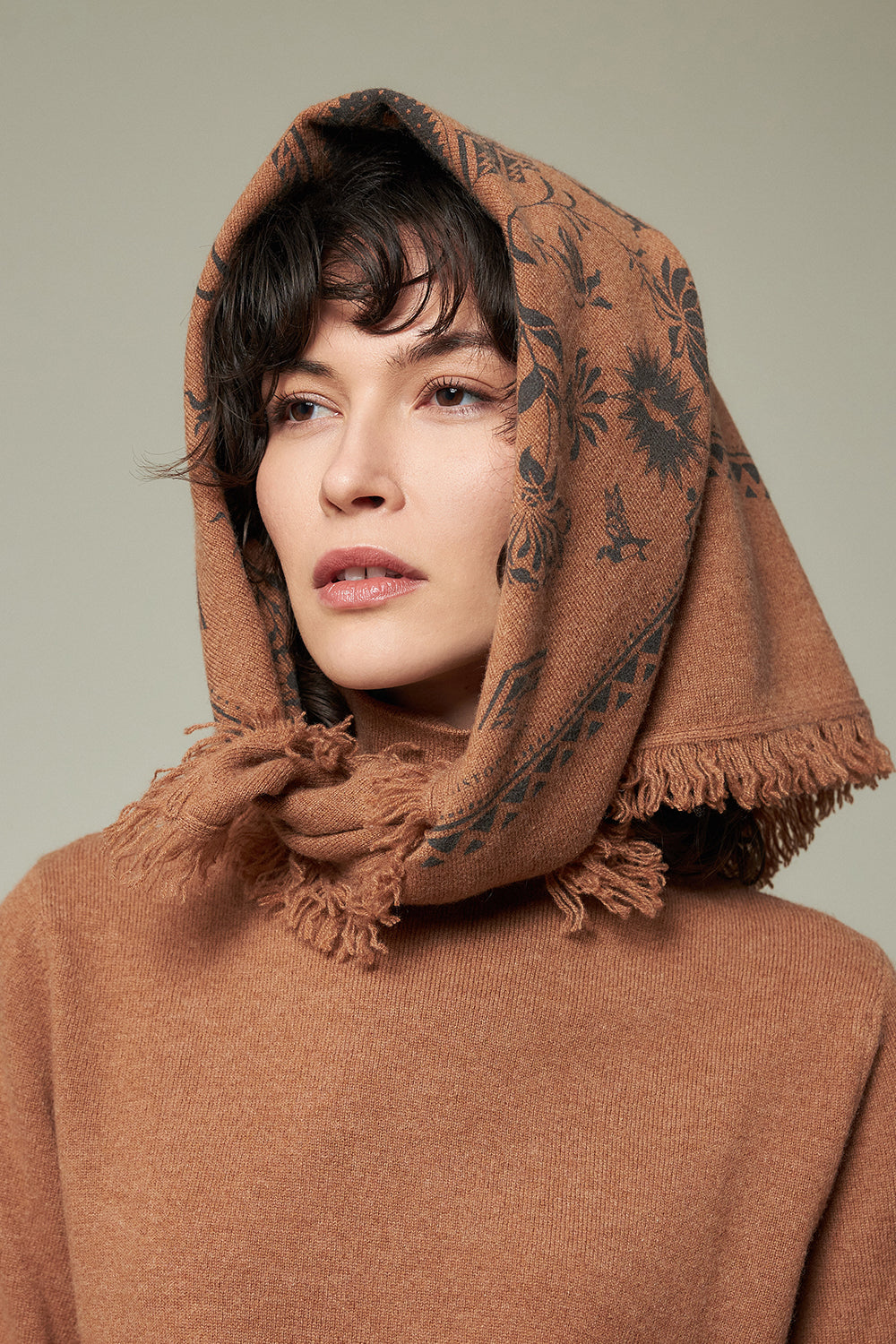 Printed Cashmere Bandana