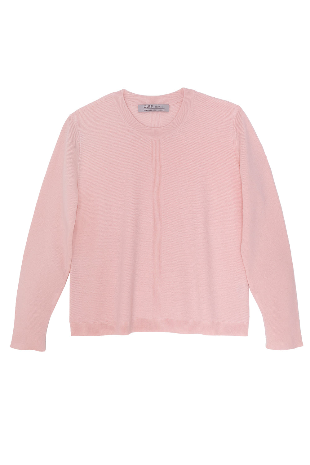 Rundhals Pullover mit leichter Struktur