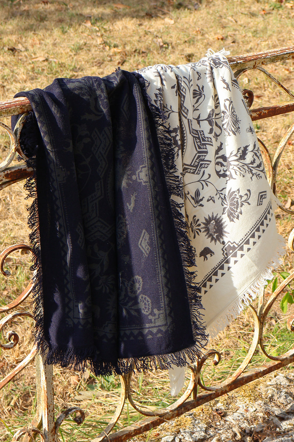 Printed Cashmere Bandana