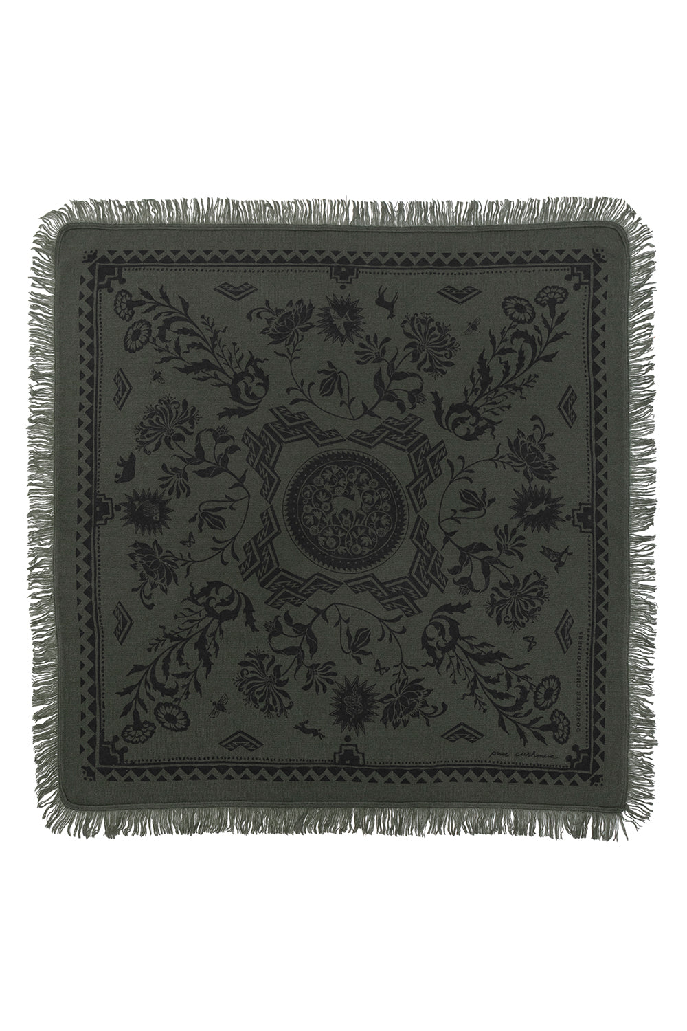 Printed Cashmere Bandana