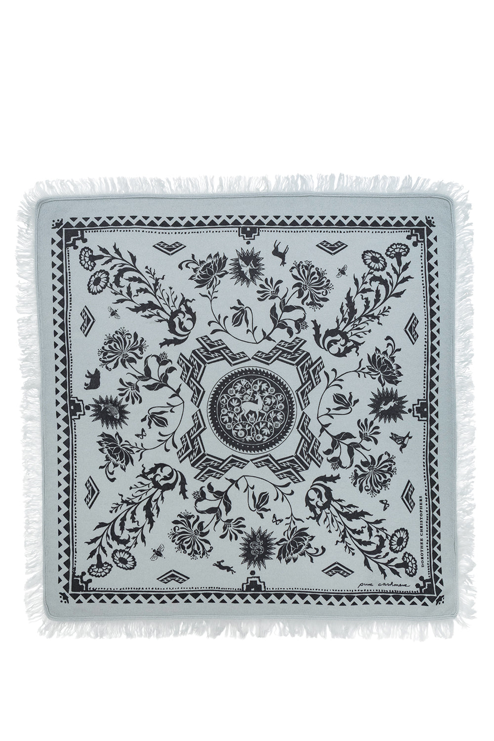 Printed Cashmere Bandana