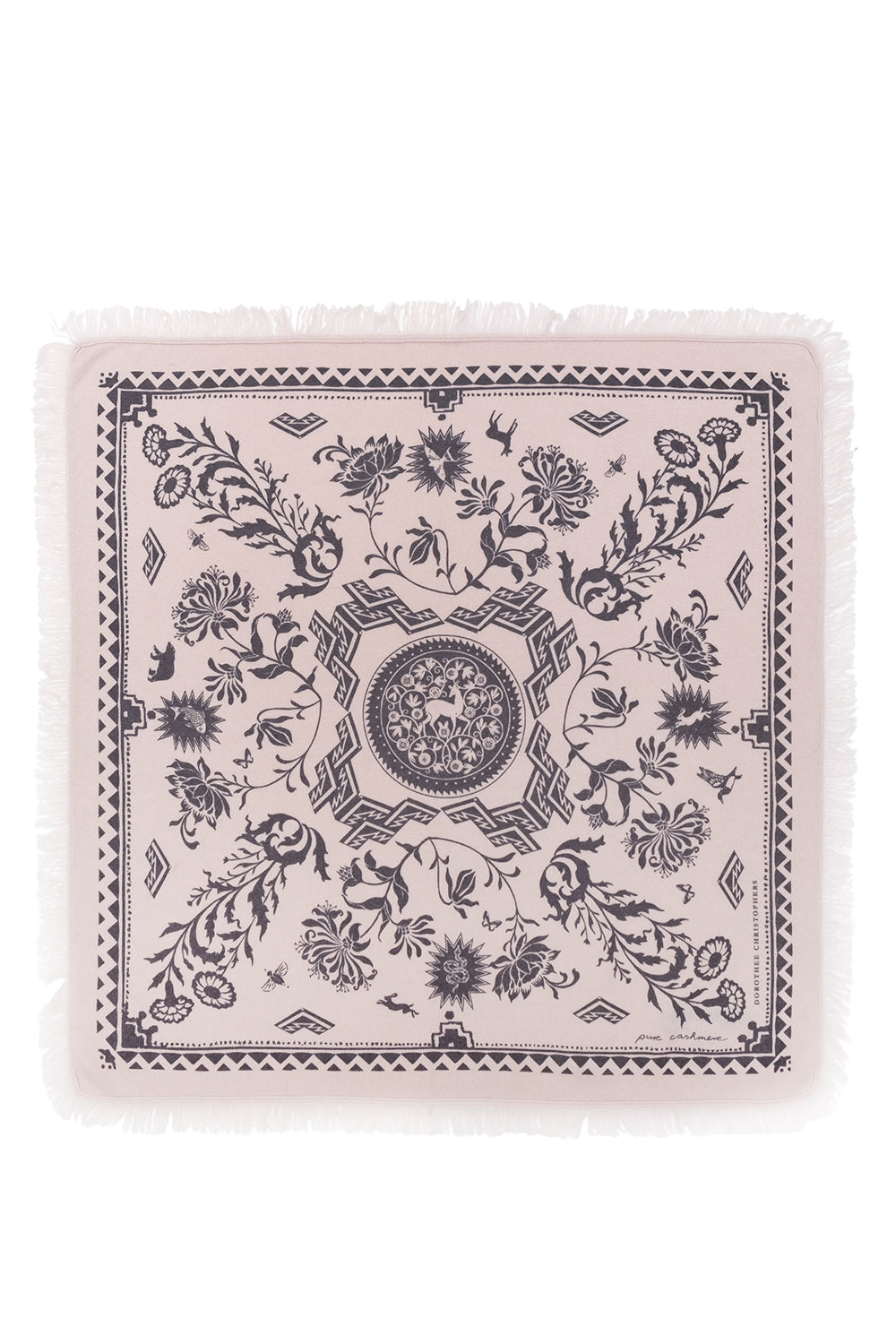Printed Cashmere Bandana