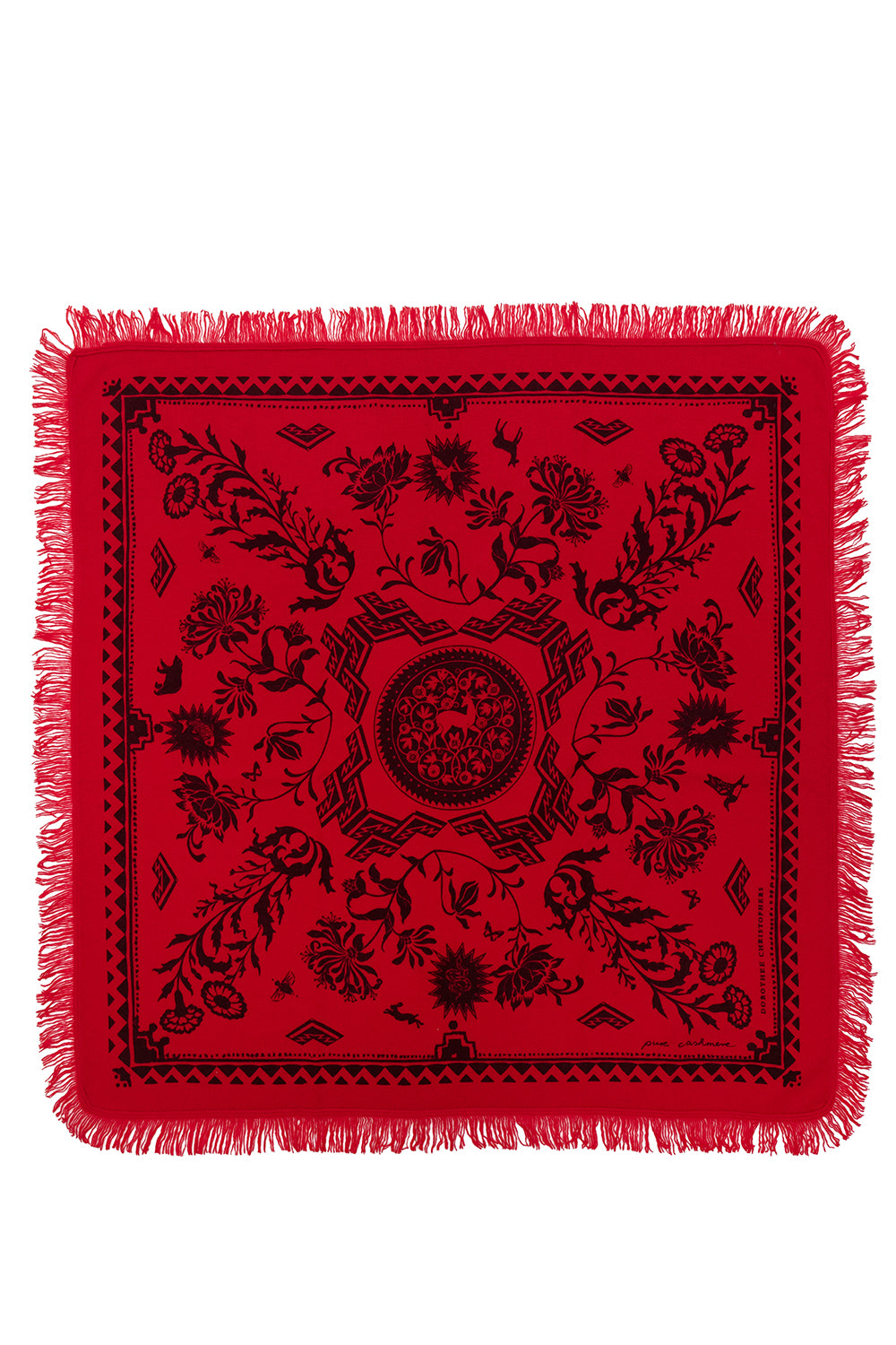 Printed Cashmere Bandana