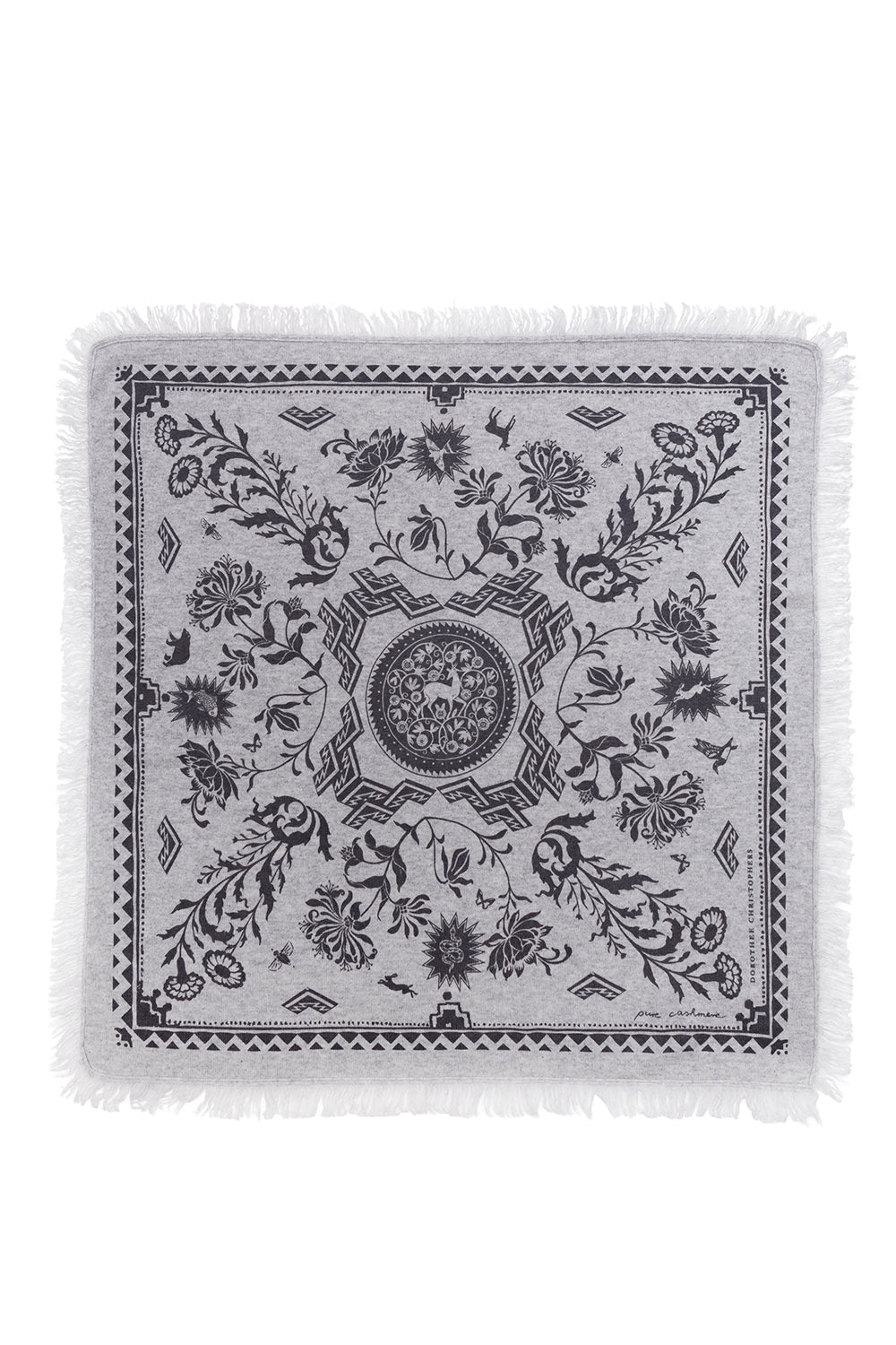 Printed Cashmere Bandana