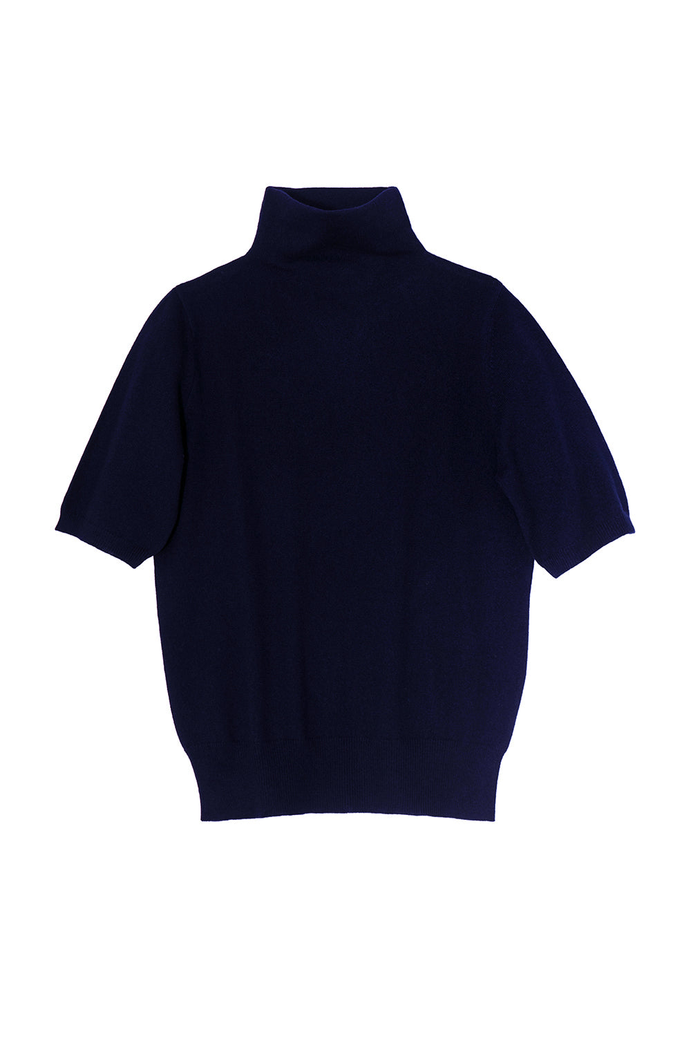 Stehkragen Pullover mit kurzem Arm