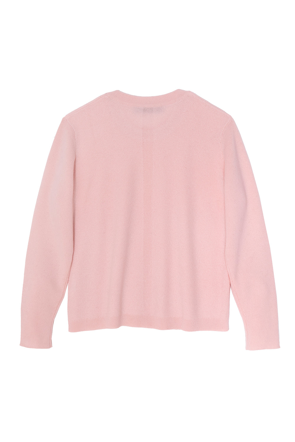 Rundhals Pullover mit leichter Struktur
