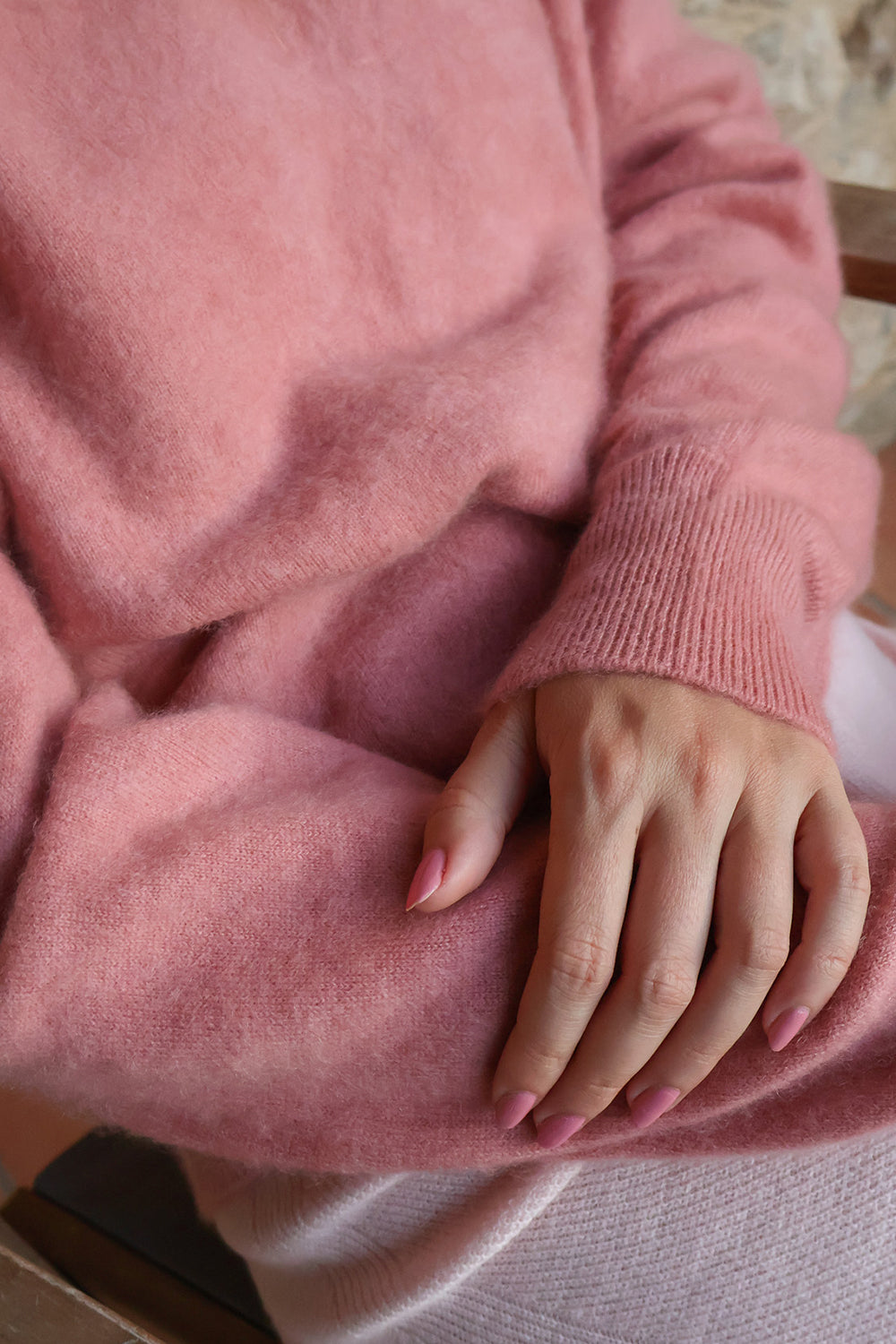 Brushed Cashmere Pullover
